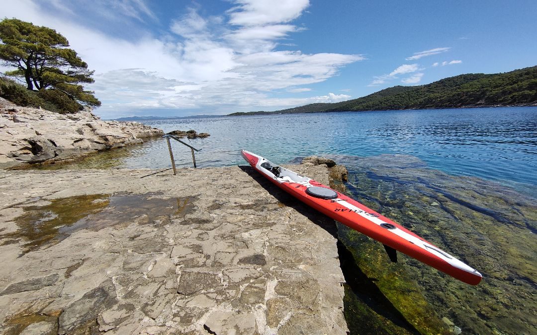 Kayak gratuit en Croatie sur l’île Dugi otok